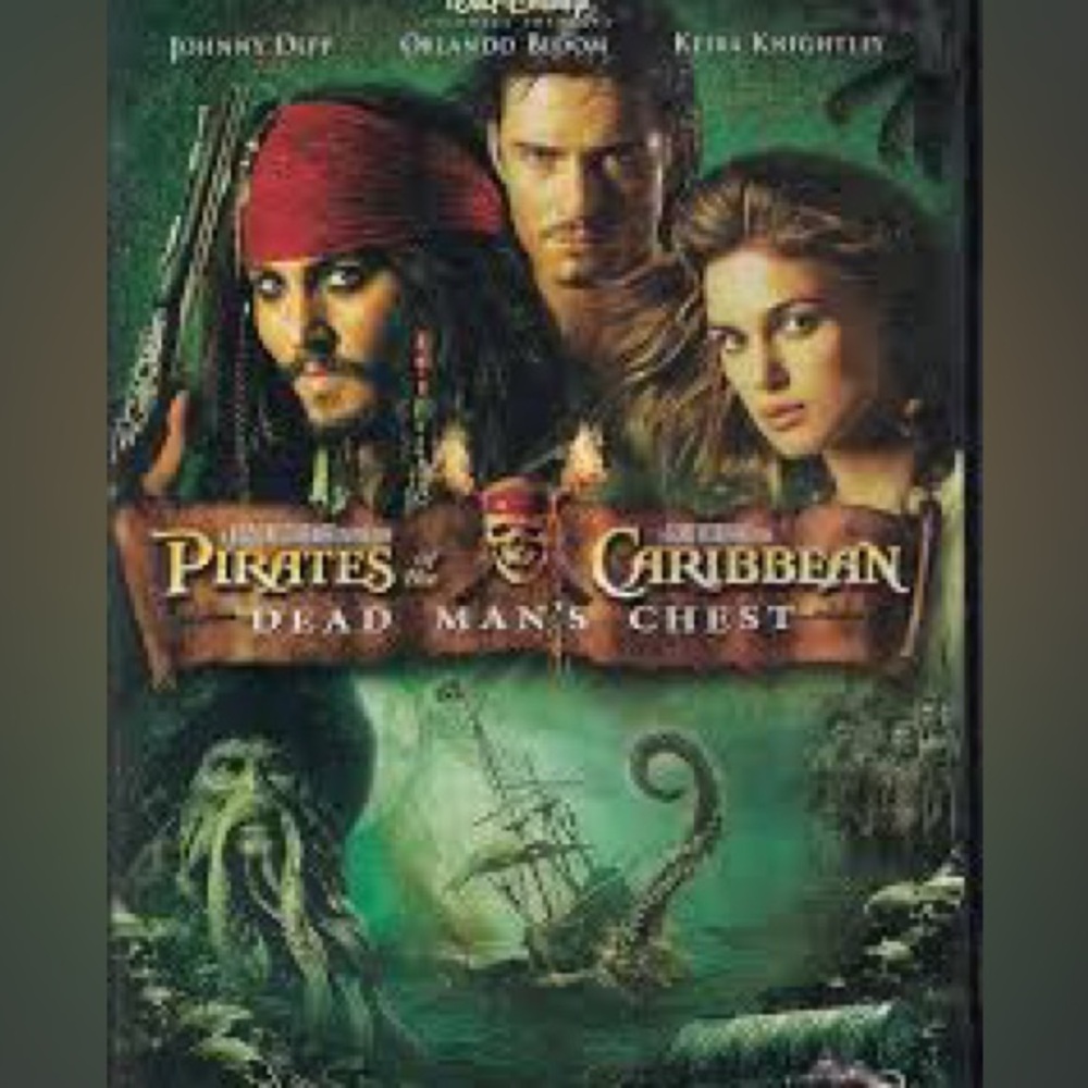 🎥 3 for $5 🎥 Disney’s Pirates of the Caribbean- Dean Man’s Chest DVD